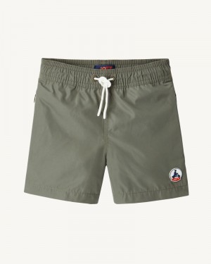 JOTT Cassis Army キッズ Swim Shorts 青 白 | VST-9661