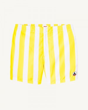 JOTT Deauville Stripe メンズ Swim Shorts 緑 白 | TEW-4512