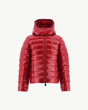 JOTT Opal Grand Froid LacqueHooded キッズ ダウンジャケット 赤 | DAJ-1549