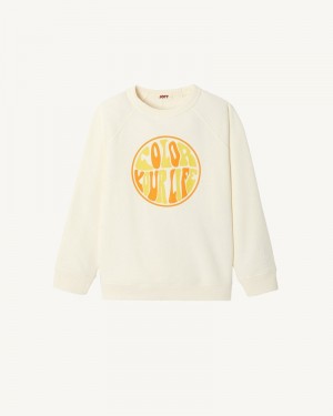 JOTT Organic Cotton キッズ スウェットシャツ Off-white | TFT-0612