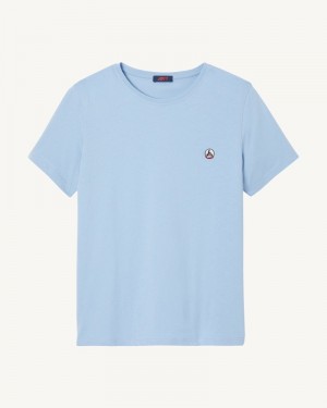 JOTT Pietro Organic Cotton メンズ Tシャツ ライト青 | MPE-9160