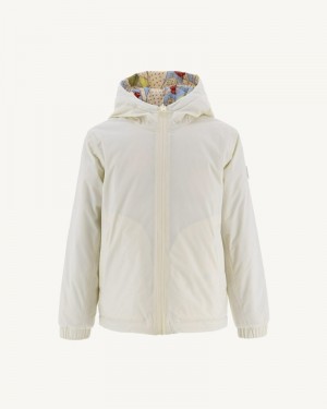 JOTT Ross Reversible Ultralight フード付き キッズ ダウンジャケット 青 | XVL-8439