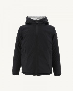 JOTT Zurich Reversible キッズ ダウンジャケット 黒 ライトグレー | GDN-7001